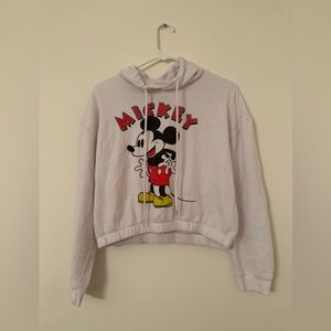 Mikey Mouse Cropped Hoodie